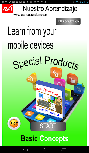 Android application Special Products, Algebra screenshort