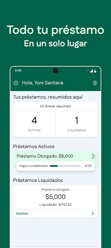 Captura de pantalla de Aviva Crédito