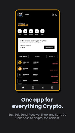 Android application Hola Wallet screenshort