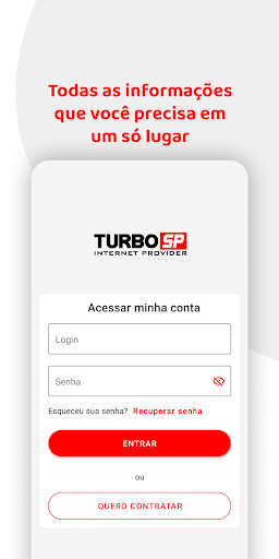Android application TURBO SP screenshort