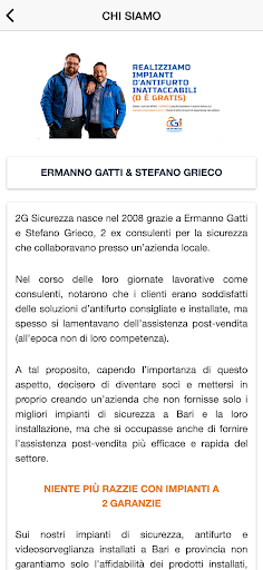 2G Sicurezza Puglia Screen 2