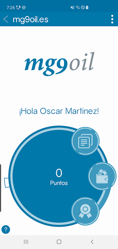 Android application MG9 OIL screenshort