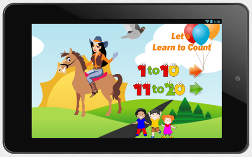 Android application Toddler Numbers and Counting screenshort