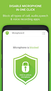 Captura de Pantalla 5 Microphone Block Free -Anti ma android