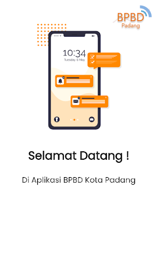Android application BPBD Padang screenshort
