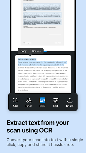 Screenshot of QuickScan: Document Scanner