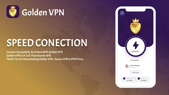 Golden VPN: Hotspot Proxy VPN