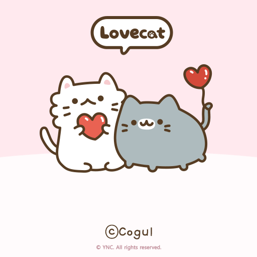 카카오톡 테마 - 러브캣 : 내 마음을 받아줘 logo