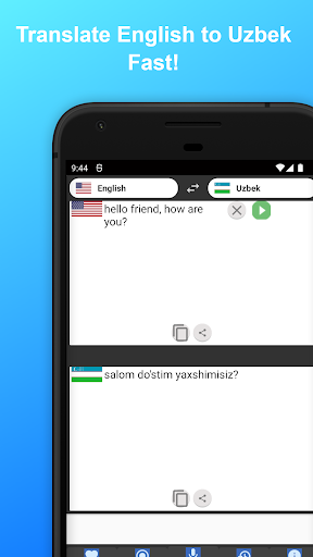 Android application English to Uzbek Translator screenshort