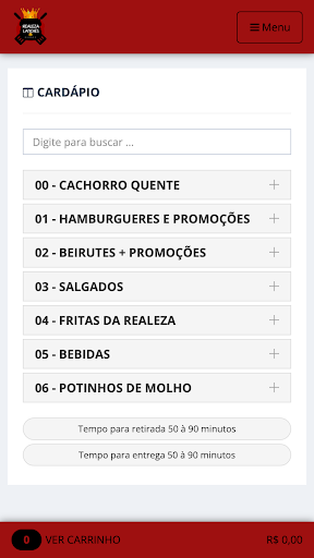 Realeza Lanches Screen 2