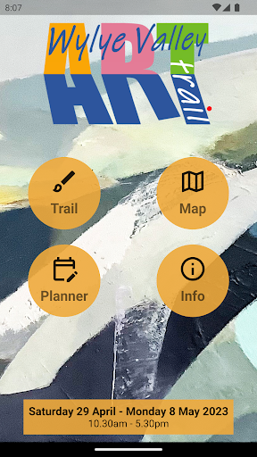 Android application Wylye Valley Art Trail 2023 screenshort