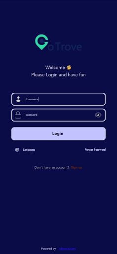 Android application GoTrove screenshort