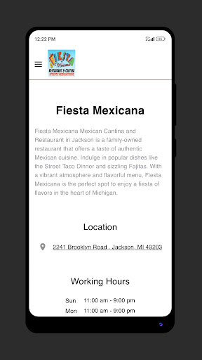 Fiesta Mexicana Food