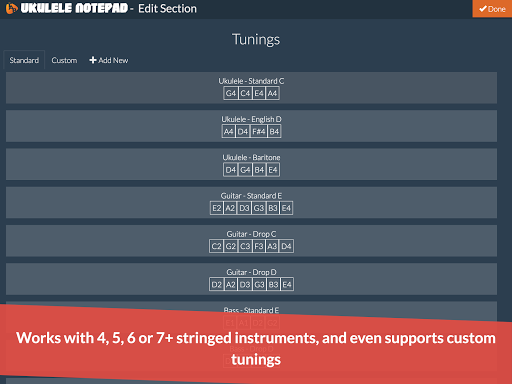 Ukulele Notepad - Tab Editor