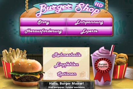 Burger Shop Screenshot