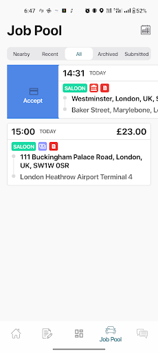 R Travel Driver Screen 3