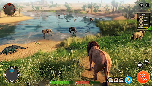 Lion Games 3D Animal Simulator screenshot 7