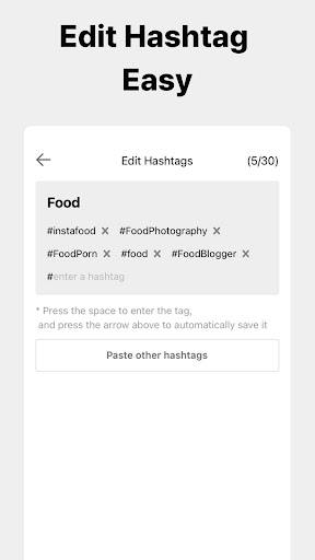 TagBook Hashtag Copy and Paste