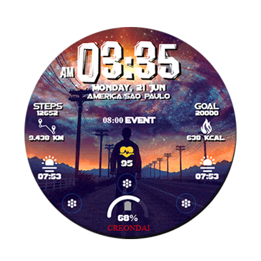 C06 - Life Roads Digital Watch Logo