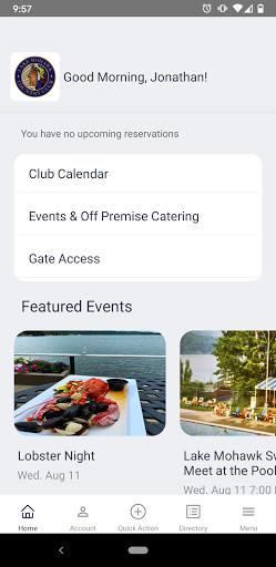 Lake Mohawk Country Club Screen 2