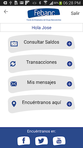 Febanc App Screen 2