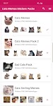 screenshot of Funny Cat Memes Stickers WAStickerApps