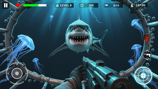 Deep Sea Shark Siege Shooter