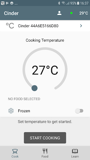 Android application Cinder screenshort