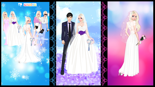 u2744 Icy Wedding u2744 Winter frozen Bride dress up game screenshots 9