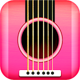 Pink Guitar Free - For Kids icon