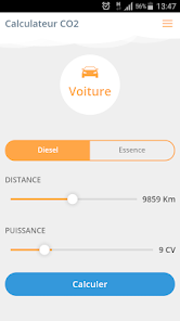 Captura 5 Calculateur CO2 android