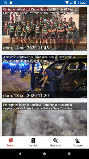 Android application Onda News screenshort