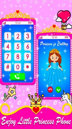 princess toy phone - Screenshot 1