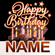 Happy Birthday GIFs with Name Maker