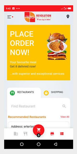 RDS Revolution Services Foods  Shopping