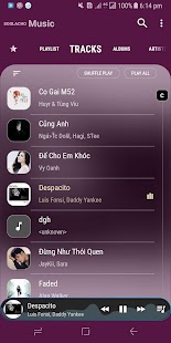 Music player One UI S10 S10+ स्क्रीनशॉट