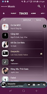 Music player One UI S10 S10+ Capture d'écran