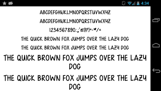 Fonts for FlipFont 50 Written screenshots 3