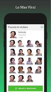 Captura de Pantalla 5 Stickers - Doña Lety - Packs android