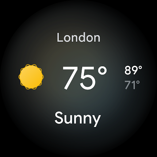 Weather screenshot