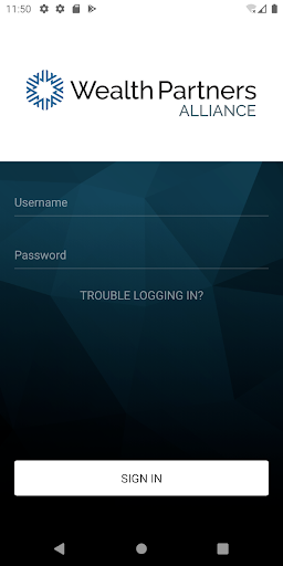 Android application Wealth Partners Alliance screenshort