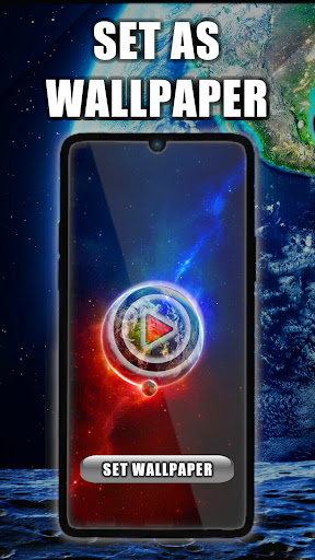 Android application Earth Live Wallpaper screenshort