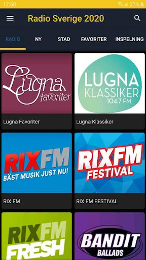 Android application Radio Sverige screenshort