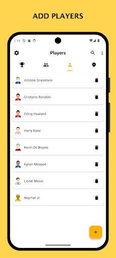 Winner - Tournament Maker App Screen 3