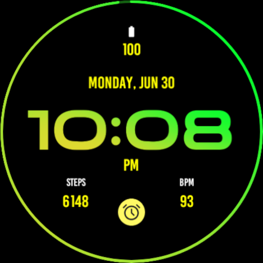 Mango Gradient Watch Face screenshot 3