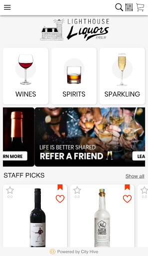 Lighthouse Liquors Screen 2