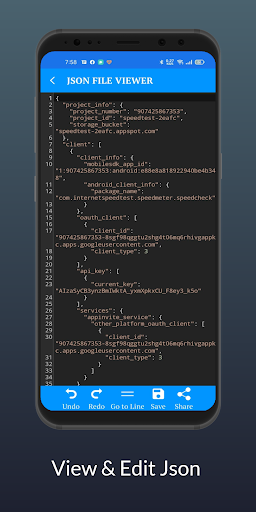 Json File Reader  Editor App