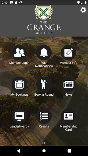 Android application Grange Golf Club screenshort