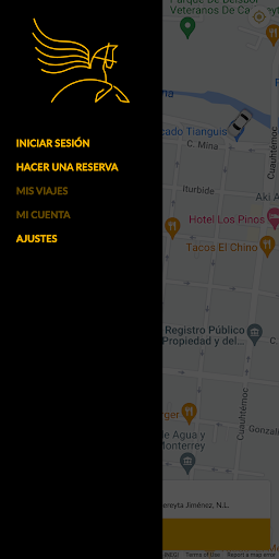 Android application Transporte Ejecutivo screenshort