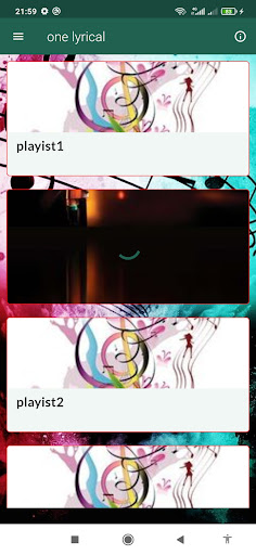 mes chansons de One lyrical Screen 2